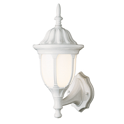 Trans Globe Lighting 4041 WH 1 Light Coach Lantern in White